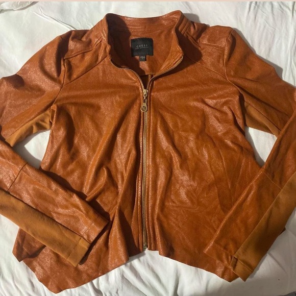 Guess Leather Jacket - Picture 1 of 5